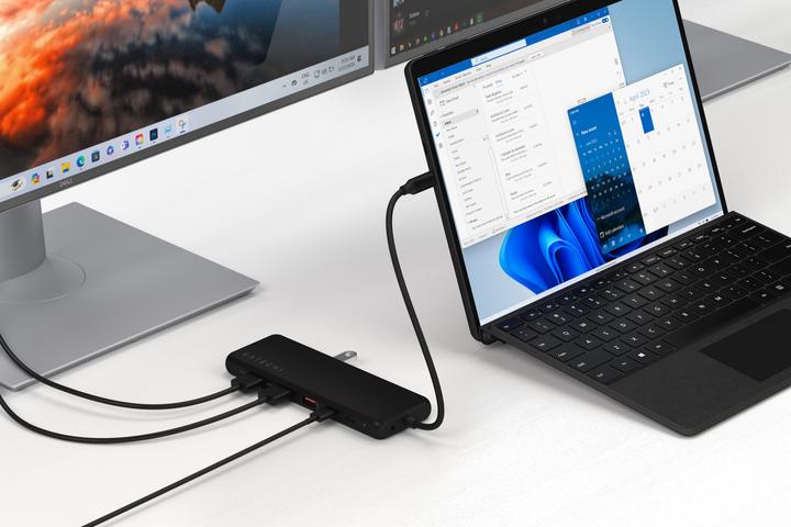 Immagine prodotto Satechi 13-in-1 USB-C Triple Display Multiport Adapter (USB-C, 13 Porti)