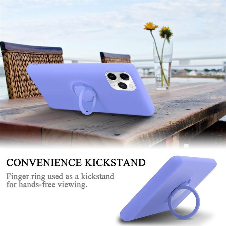 Actual product image Cadorabo TPU Liquid Ring Silicone Case Cover (Apple iPhone 11 Pro)