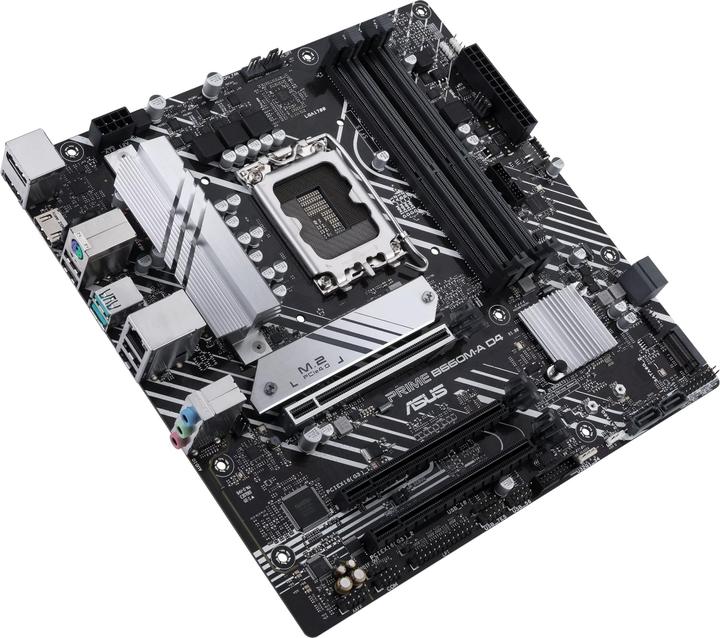 Image du produit ASUS MB PRIME B660M-A D4-CSM (Intel,1700,DDR4,mATX) (LGA 1700, Intel B660, mATX)
