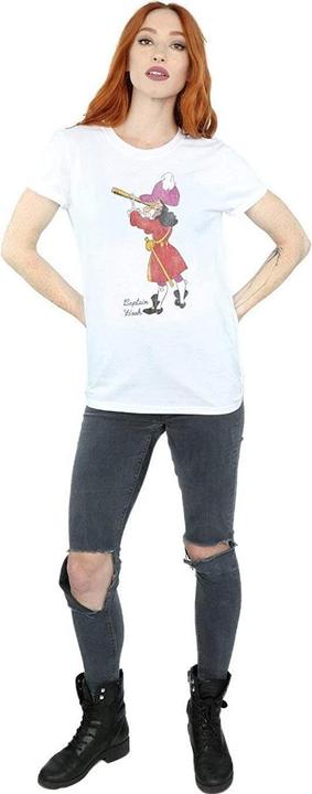 Immagine prodotto Disney Maglietta classica da donna/ragazzo in cotone Captain Hook (M)