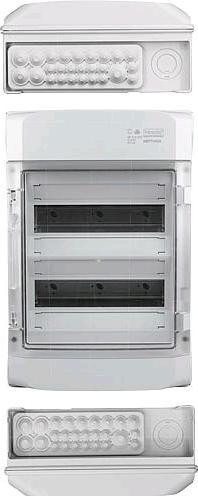 Actual product image F-Tronic Surface-mounted damp-proof distributor IP65 Neptun24 PS Ventilation open
