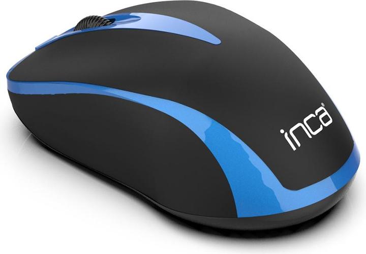 Produktbild Inca Maus IWM-221RSMV Nano-USB, Wireless, 1000 DPI, BL/SW (Kabellos)