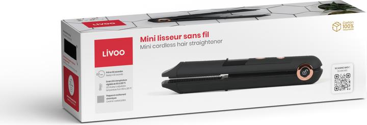 Actual product image Livoo Mini cordless hair straightener (Straightening iron)