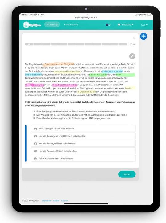 Produktbild TMS & EMS Vorbereitung 2024 Komplettpaket - E-Learning und Kompendium mit Leitfaden, T (Deutsch, Alexander Hetzel, Constantin Lechner, Anselm Pfeiffer, 2023)