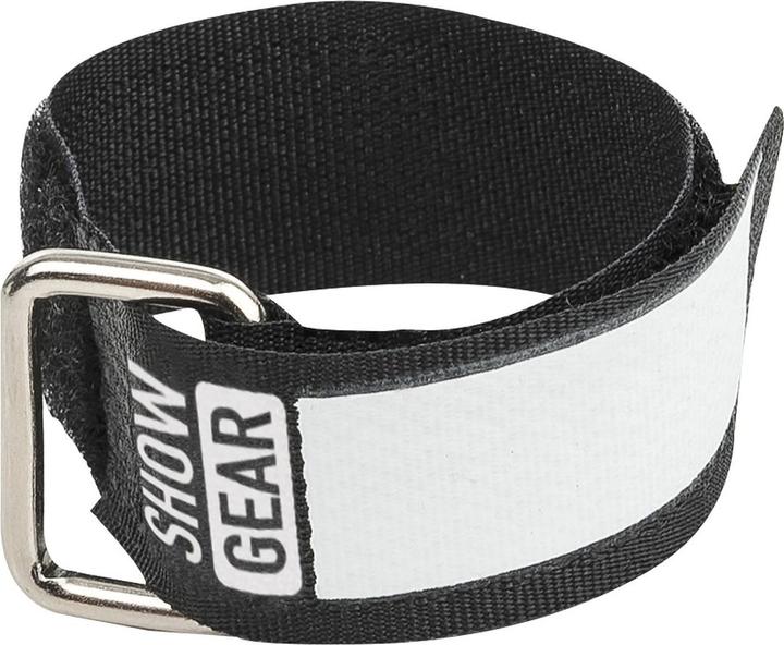 Produktbild Showgear Snap Fastener 20x200 Black 10 pieces (Klettkabelbinder, 200 mm, 10 Stk.)