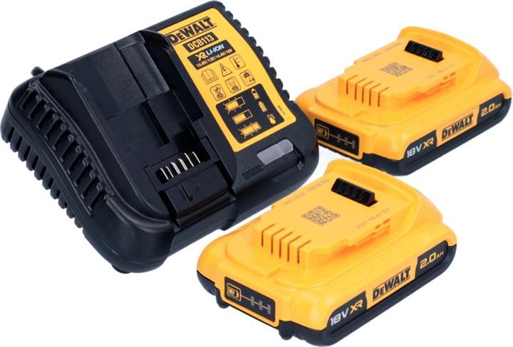 Actual product image DeWalt DCF 887 D2 Battery impact wrench 18 V 205 Nm 1/4" Brushless + 2x battery 2.0 Ah + charger (Rechargeable battery operated)