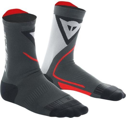 Dainese THERMO MID SOCKS Socken schwarz-rot 39-41 (39 - 41)
