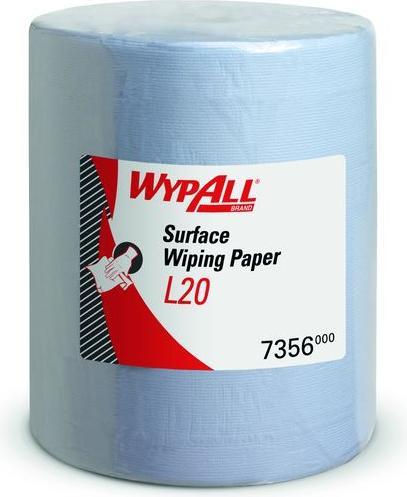 Image du produit Kimberly-Clark Lingettes ESSENTIELLES 7356 Wypall L20 rouleau 1 rouleau X 1000 chiffons (1000 x)