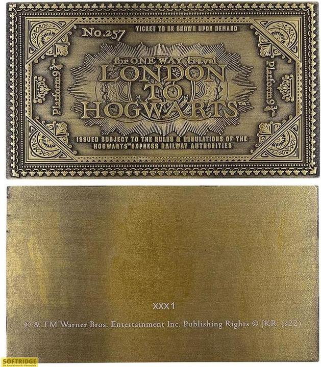 Produktbild Fanattik HARRY POTTER - Ticket Poudlard Express - Répique Edition Limité