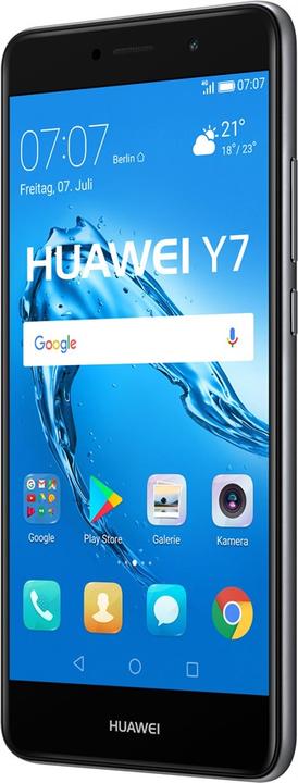 Produktbild Huawei Y7 (16 GB, Gray, 5.50", Hybrid Dual SIM, 12 Mpx, 4G)