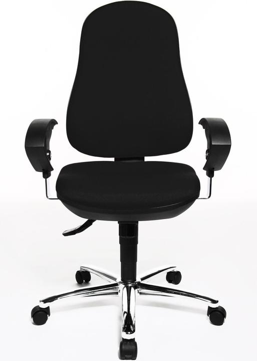 Image du produit Topstar Chaise de bureau "Support SY Deluxe", noir Housse : 100 % polypropylène, assise ergonomique et