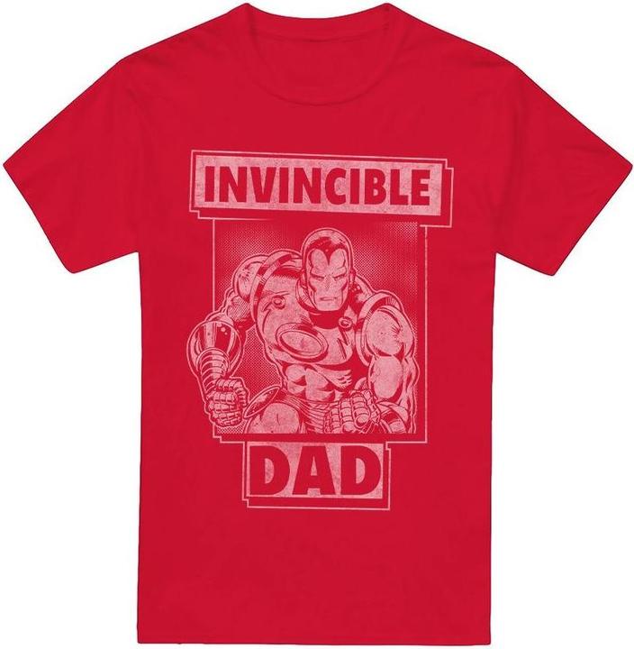 Immagine prodotto Iron Man Invincible Dad Maglietta Festa del Papà Uomo (M)
