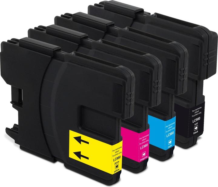 Produktbild Generic Ink Tinte Brother LC980 Multipack (M, BK, Y, C)