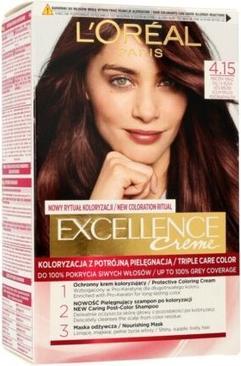 Produktbild L'Oréal Paris L'Oreal Paris Excellence Creme 4.15 cold brown (4.15 Mroźny brąz)