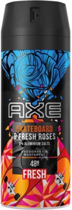Actual product image AXE Deo Skateboard & Fresh Roses 150 ml (Spray, 150 ml)