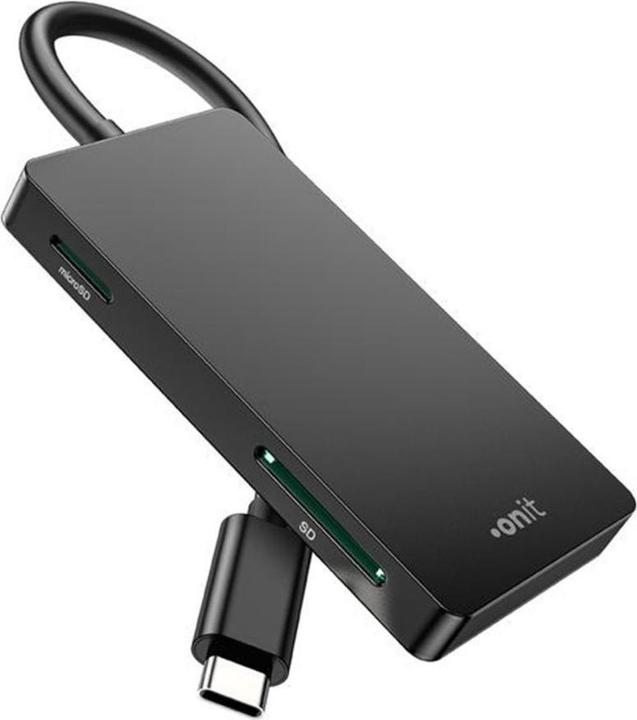Actual product image Onit Card Reader External USB-C 3-in-1 (USB 3.0)