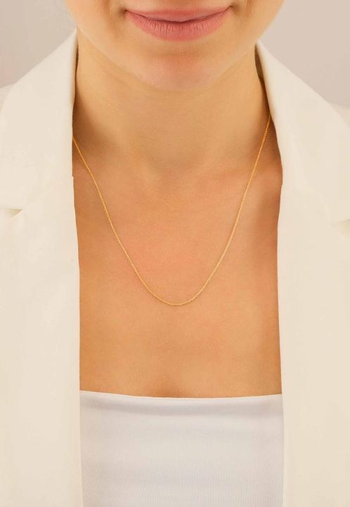 Produktbild Muau Necklace round anchor rose gold 750, 1.1mm, 40cm (750/18K Rotgold, 40 cm)