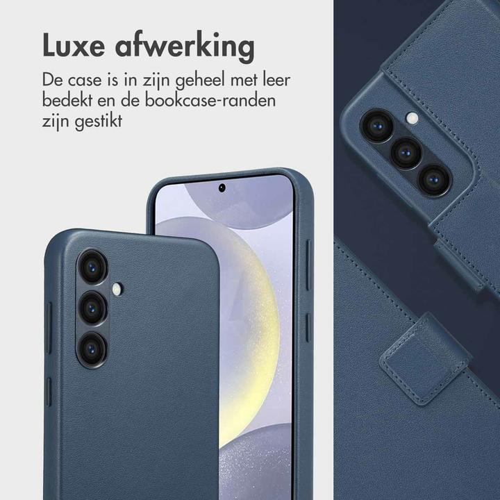 Image du produit Accezz Leather Bookcase 2-in-1 met MagSafe Samsung Galaxy S24 Plus - Nightfall Blue (Samsung Galaxy S24+)