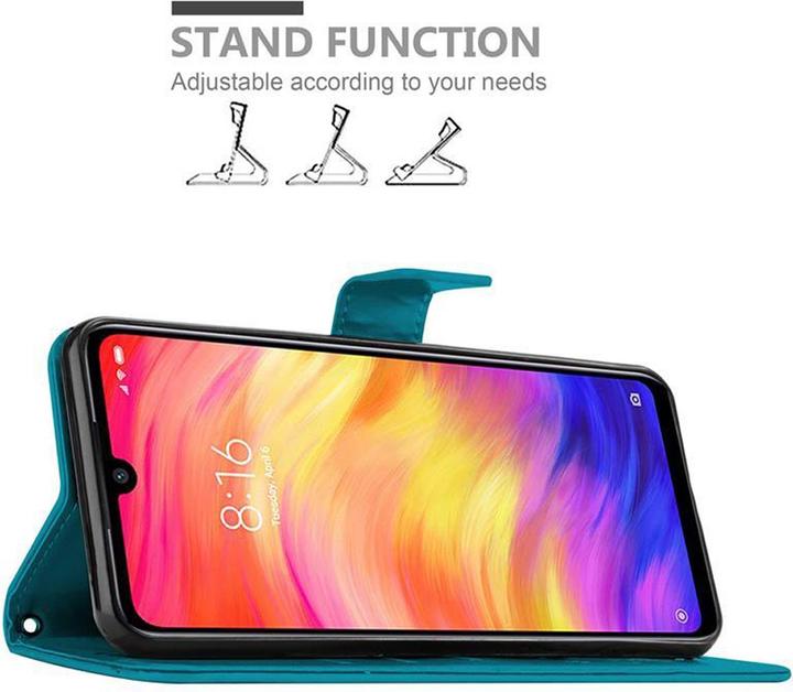 Produktbild Cadorabo Flower Book Hülle (Xiaomi Redmi Note 7)