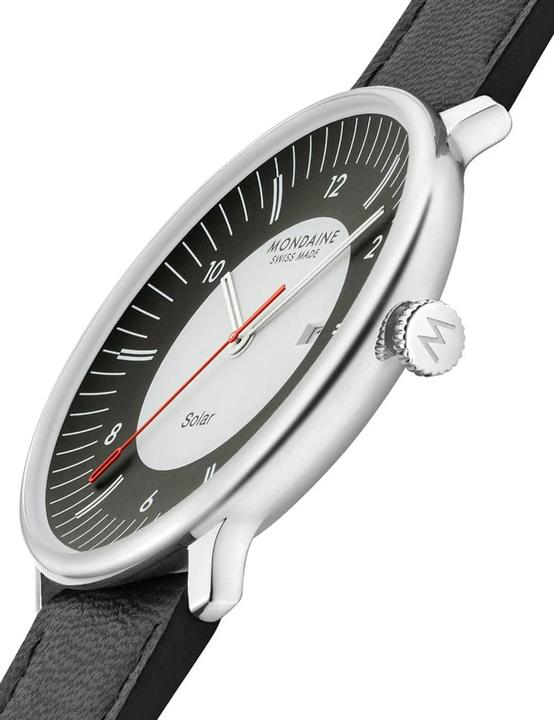 Produktbild Mondaine MLE.41920.LBV Herrenuhr Doppio Solar 41mm 5ATM