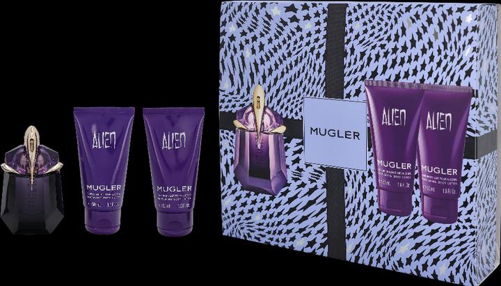Actual product image Thierry Mugler Set Alien Eau de Parfum 30ml + 2x Body Lotion 50ml (Eau de parfum, 130 ml)