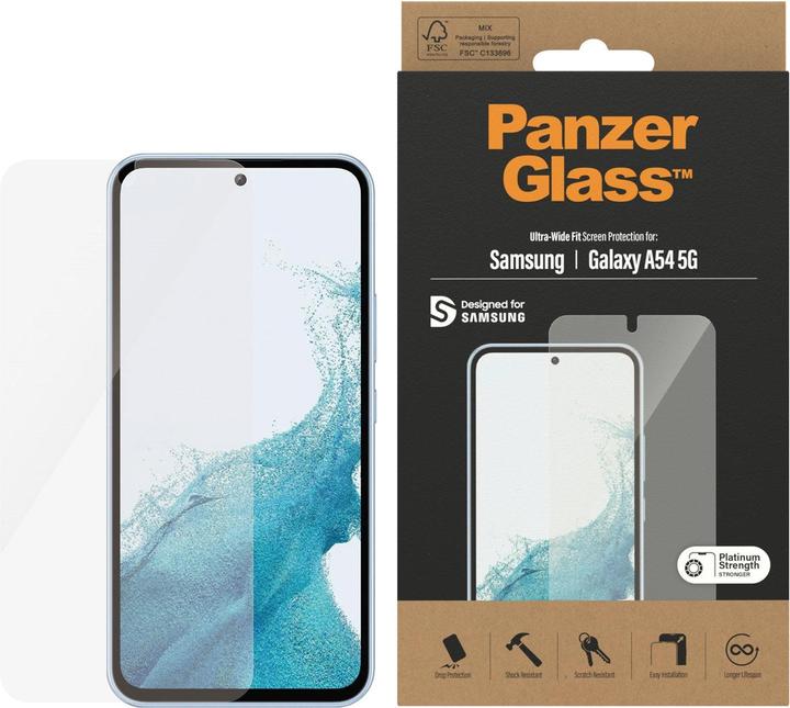Actual product image PanzerGlass Classic Fit (1 Piece, Samsung Galaxy A54 5G)