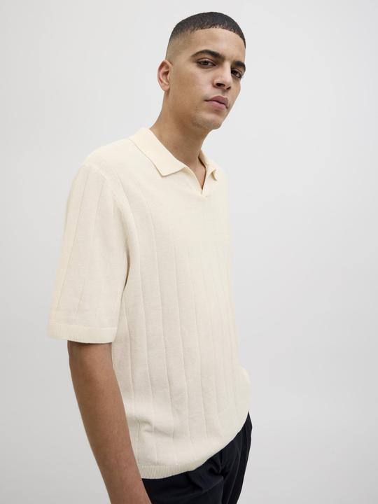 Actual product image Jack & Jones Jorvarenna Knit Ss Split Neck (XL)