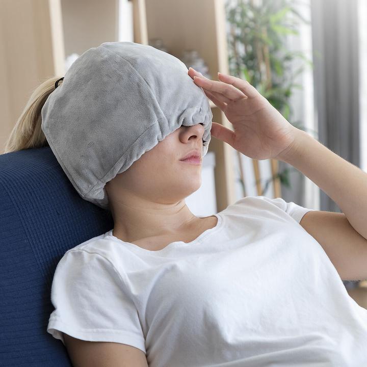 Image du produit InnovaGoods Hawfron Migraines et Relaxation Gel Hat Grey