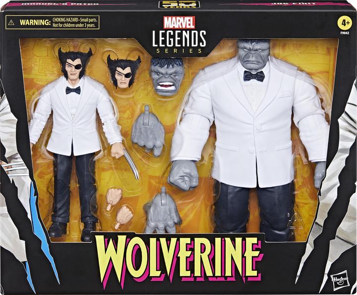 Immagine prodotto Hasbro Wolverine 50° Anniversario Marvel Legends confezione da 2 figurine Marvel's Patch & Joe Fixit 15 cm