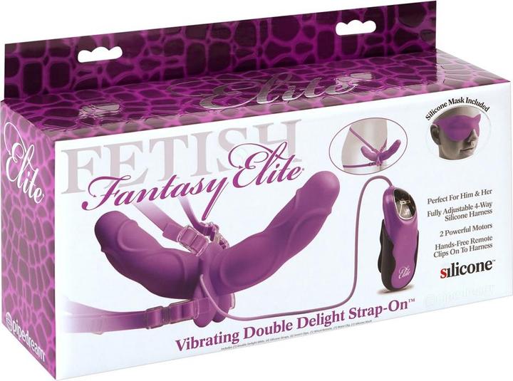 Produktbild Pipedream Vibrating Double Delight Strap-On