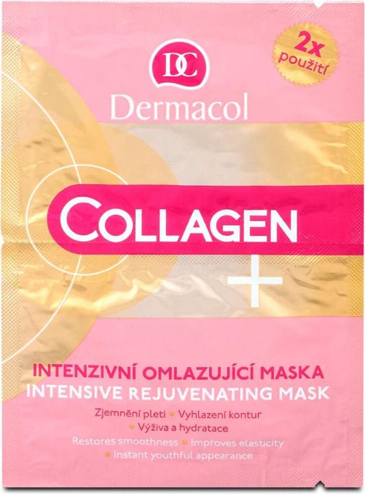 Immagine prodotto Dermacol Maschera ringiovanente intensiva Collagen Plus (Maschera viso intensiva ringiovanente) 2 X 8 G