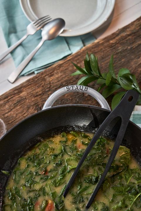 Image du produit Staub Wok avec couvercle en verre (37 cm, Wok, Fonte)