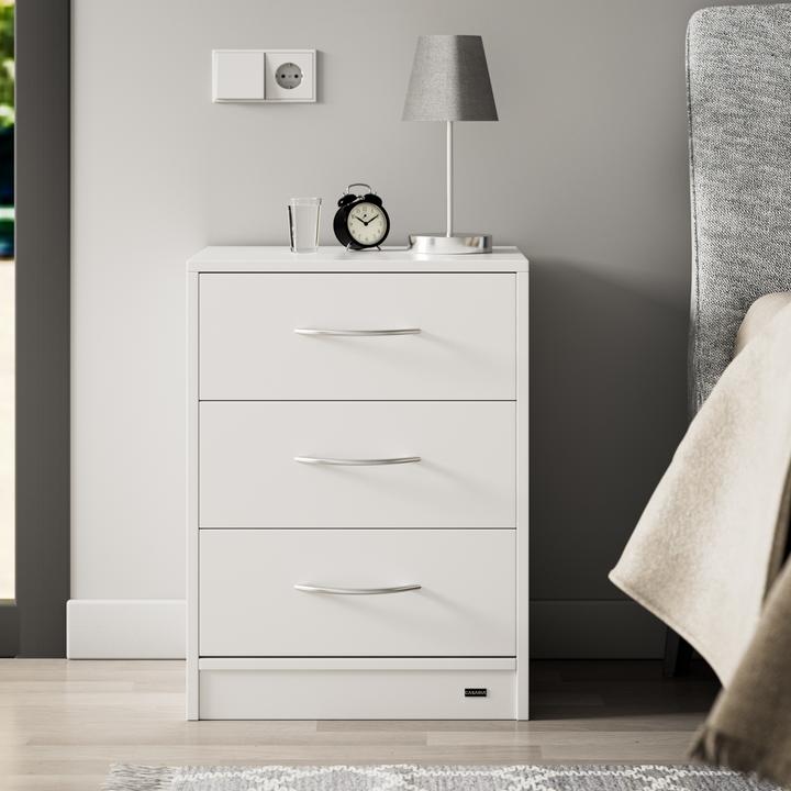 Actual product image Casaria Bedside Table (54 x 39 x 28 cm)