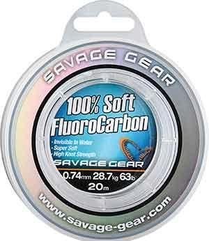 Actual product image Savage Gear SG Soft Fluoro Carbon 0.17mm 50m 2.10kg 4.6lb (2.10 kg, 0.17 mm)