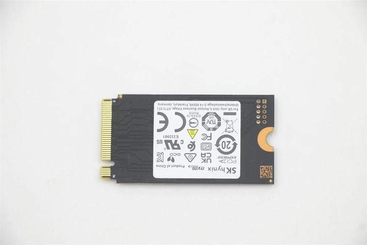 Actual product image Lenovo TOSHIBA BG4 256GB M.2 PCIe 2242 KBG40ZNT256G SSD (256 GB, M.2 2242)