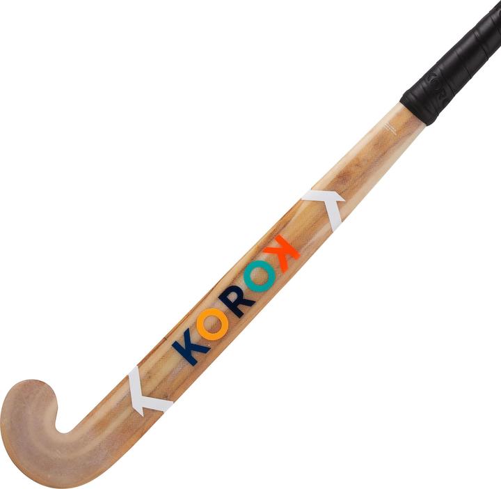 Produktbild Korok Kinder Hockey Schläger Indoor Holz - FH100 mehrfarbig (34 cm, Links)