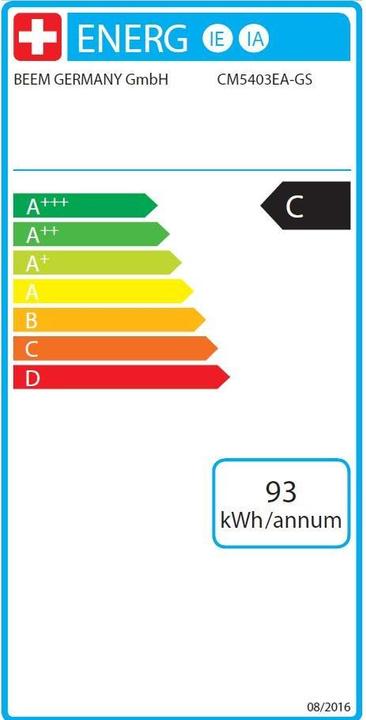 Etichetta energetica Beem Espresso-Select-Touch