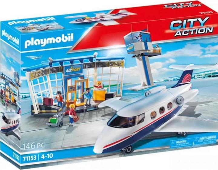Actual product image Playmobil Flughafen mit Flugzeug und Tower (71153, Playmobil City Action)