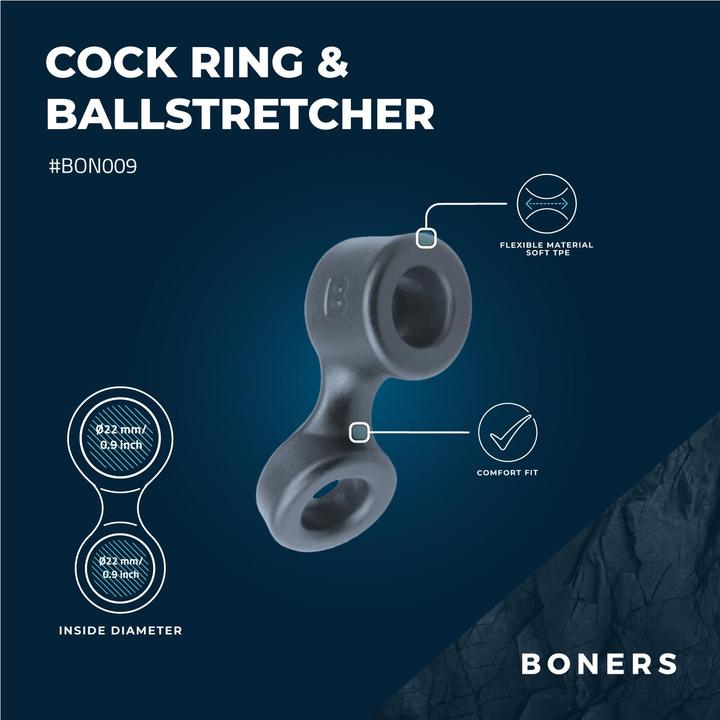 Produktbild Boners Cock Ring & Ball Stretcher (2.20 cm)