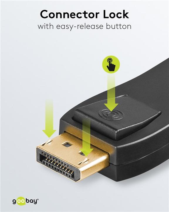 Produktbild Goobay DisplayPort auf HDMI-Adapter 1.1 (DP, 7.60 cm)