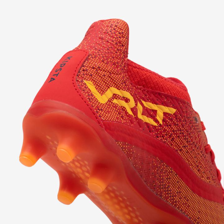 Image du produit Kipsta Chaussures de football enfant a lacets viralto iii fg rouges (35)