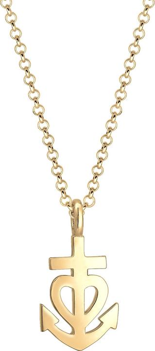 Actual product image Elli Anchor, Heart, Cross (925 sterling silver, 45 cm)