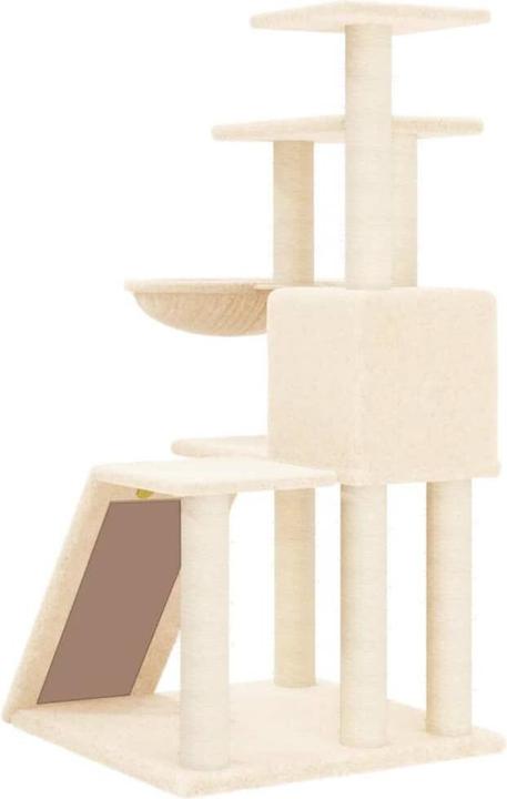 Immagine prodotto VidaXL Kratzbaum Sisal-Kratzsäule Katzenkratzbaum Katzenbaum Kletterbaum Creme (94 cm, Crema)