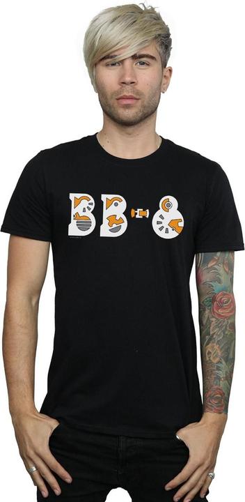 Immagine prodotto Star Wars The Rise Of Skywalker BB-8 Text Logo Maglietta Uomo (3XL)