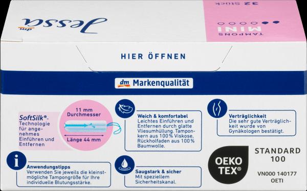 Image du produit dm Jessa Tampons Mini (32 x, Mini)