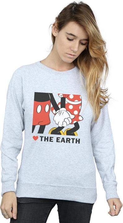 Image du produit Disney - Sweat MICKEY MOUSE HEART THE EARTH - Femme (L)