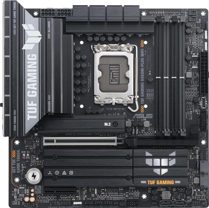 Productafbeelding ASUS TUF GAMING B860M-PLUS WIFI (LGA 1851, Intel B860, mATX)