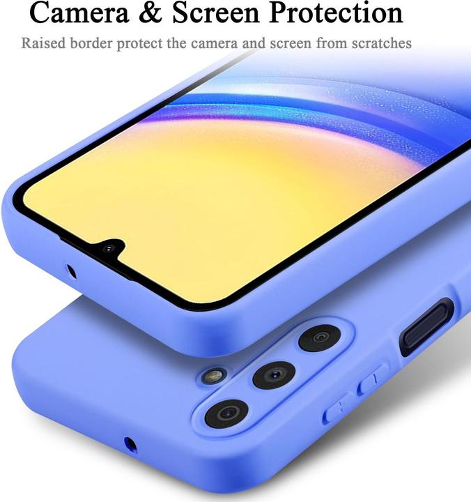 Immagine prodotto Cadorabo Custodia per Samsung Galaxy A15 in TPU con design in silicone a protezione dai liquidi (Samsung Galaxy A15)