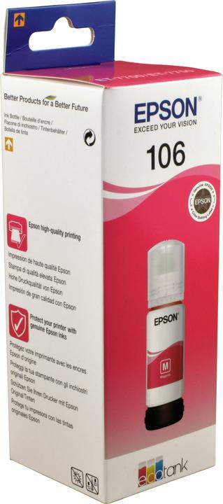 Actual product image Epson 106 EcoTank Ink (M)