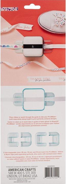 Actual product image We R Memory Keepers Ruler set for Washitape and tapes